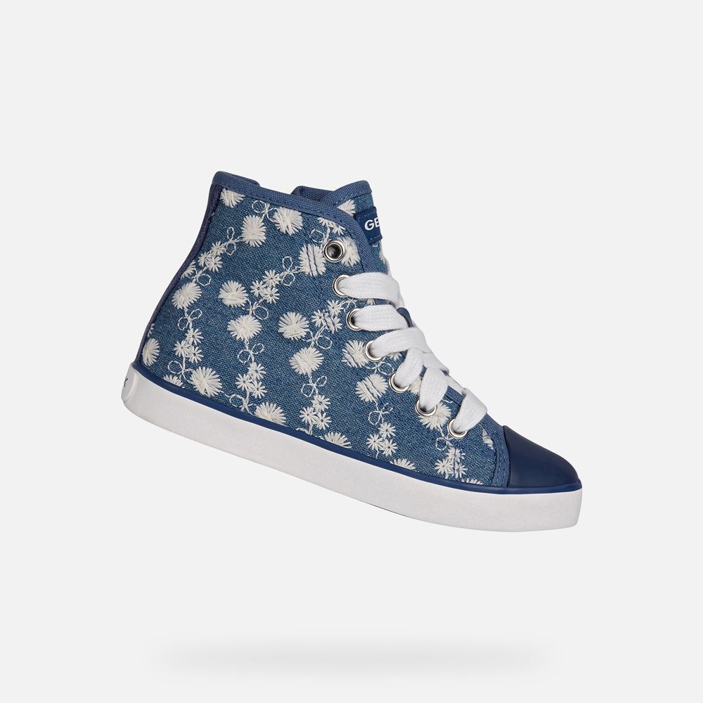 Geox Sneakers Blue Ciak - Geox Girls Shoes - SUKCTE902